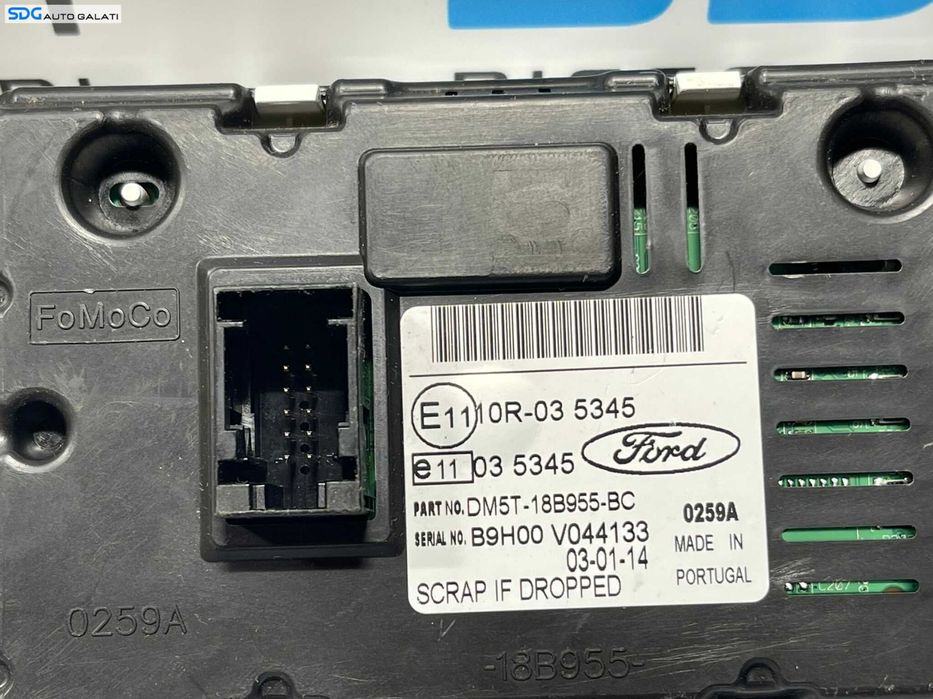 Display Ecran Afisaj Bord Ford Focus 3 2010 - 2018 Cod DM5T-18B955-BC DM5T18B955BC