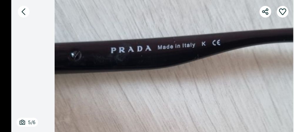 Vand 2 perechi de ochelari de soare PRADA