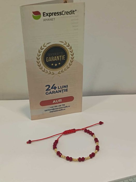 (AG41) Bratara aur, 14k b27096.21.32 Certificat de garantie