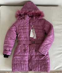 зимняя теплая куртка для девочек 8-12лет