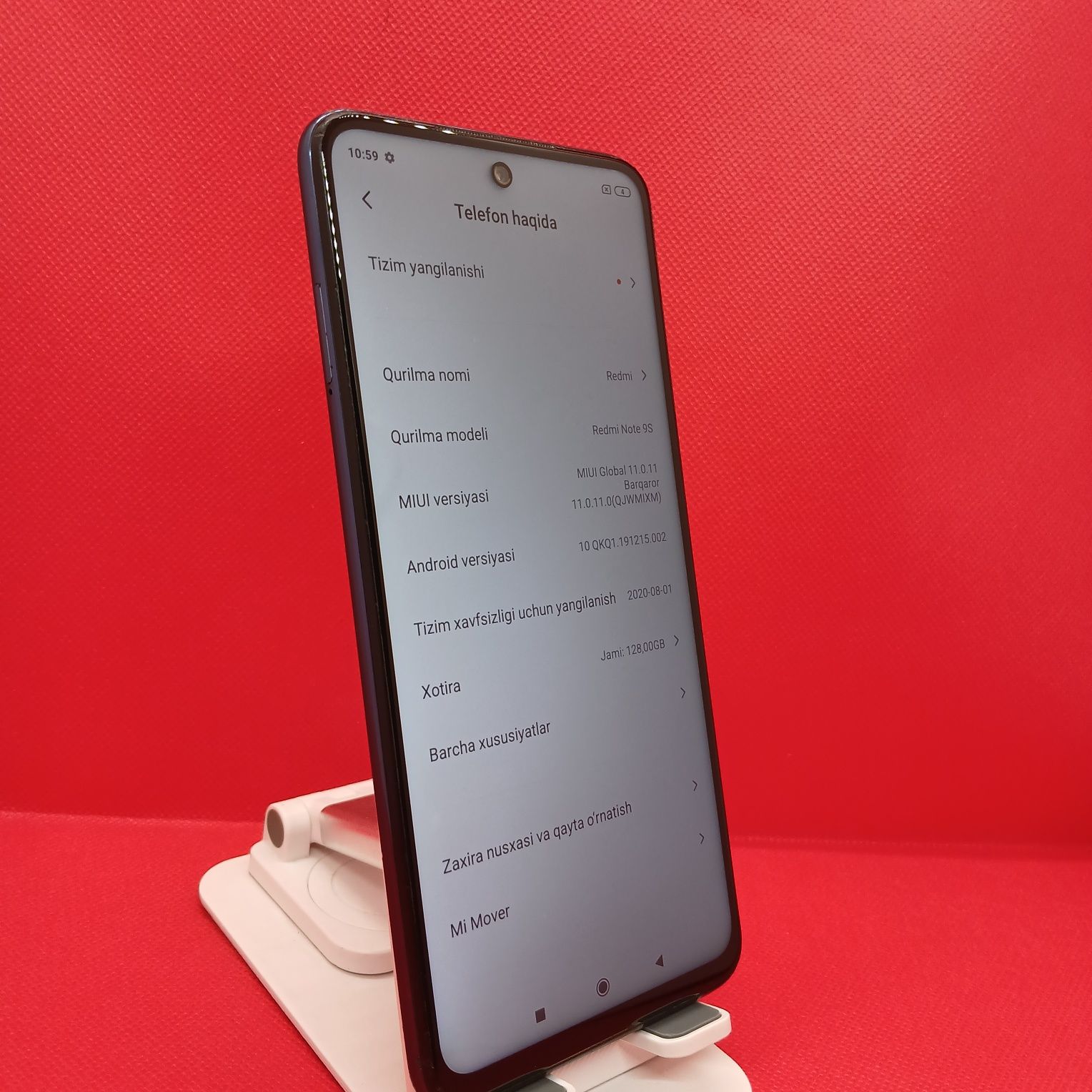 Redmi Note 9S sotiladi 128Gb