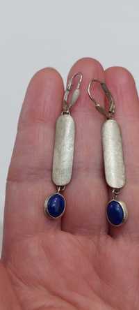 Cercei argint cu lapis lazuli