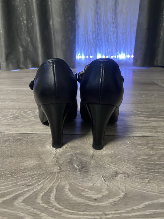 Vand botine de piele negre Floryna