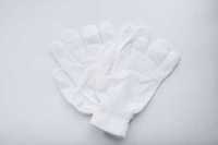 белые рукавицы, хлопковые, размер стандарт