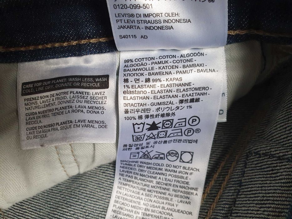 Blugi LEVI'S 511 Slim - Marime W30 L30 (Talie 81 cm)