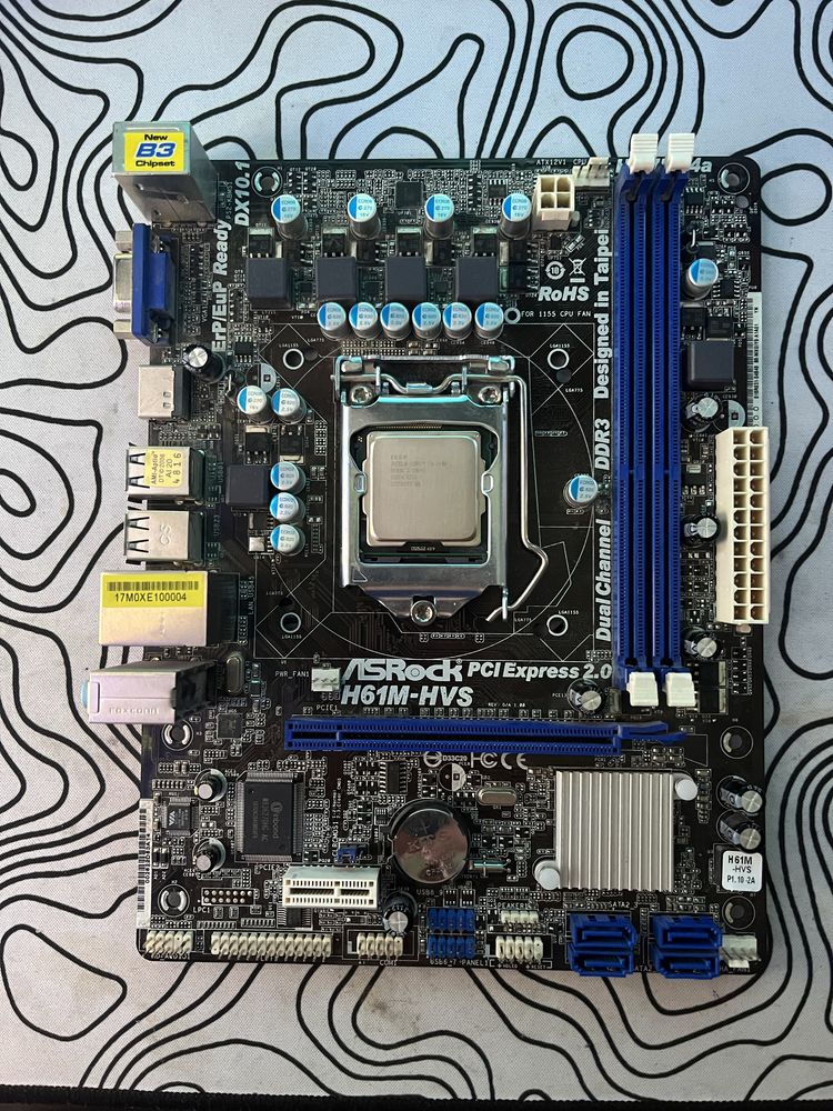 AsRock H61M-HVS + Intel i5 2400