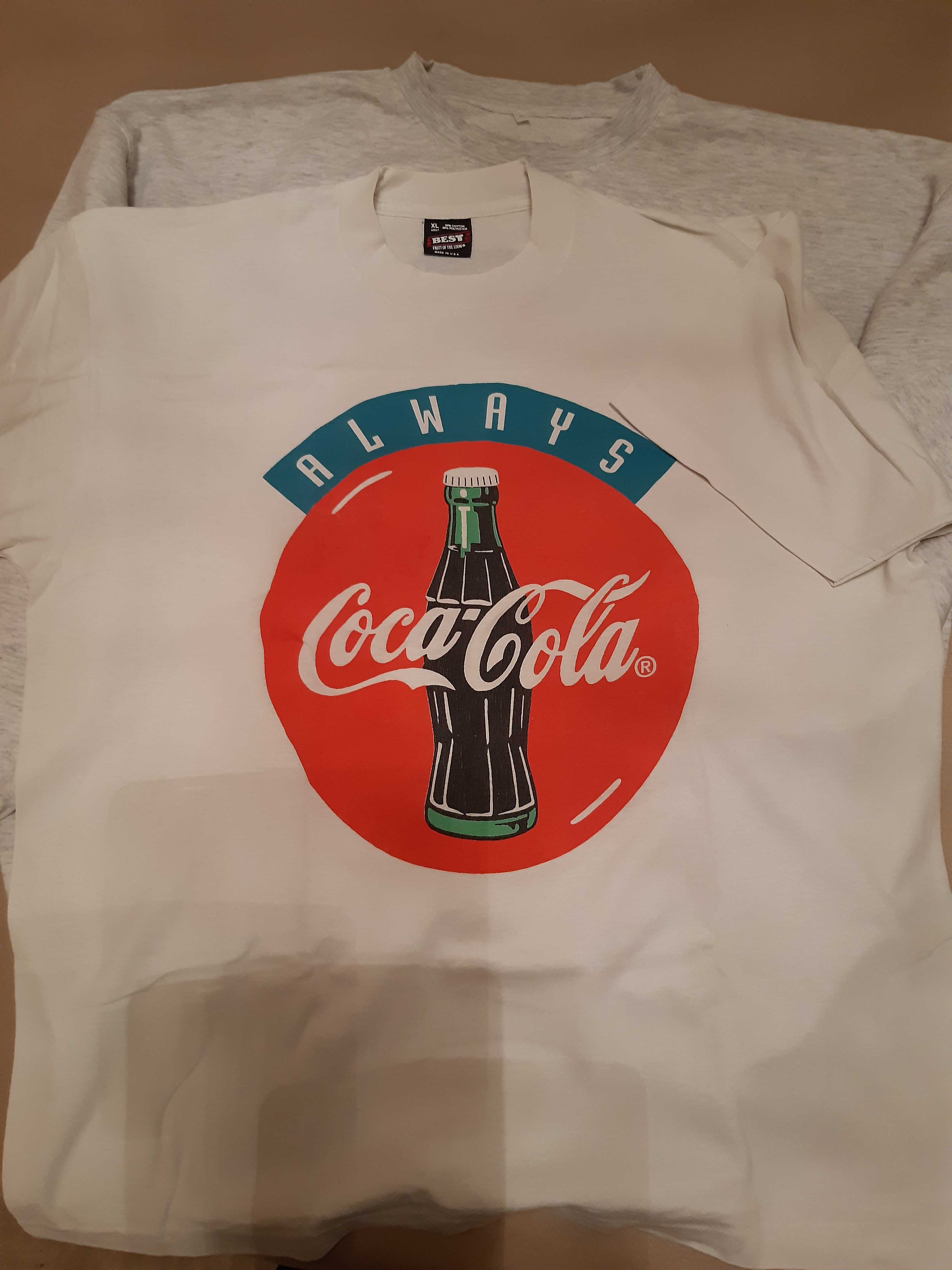 Coca-Cola Колекция: МЪЖКИ Кока-Кола Тениски/ Памучен суитшърт XL & XXL
