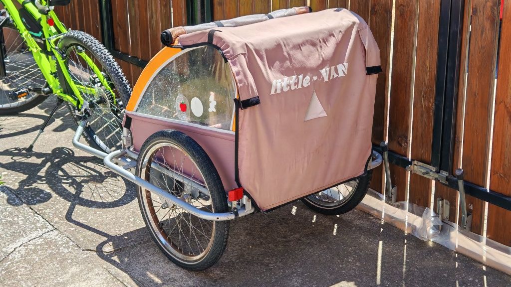 Remorca bicicleta copii