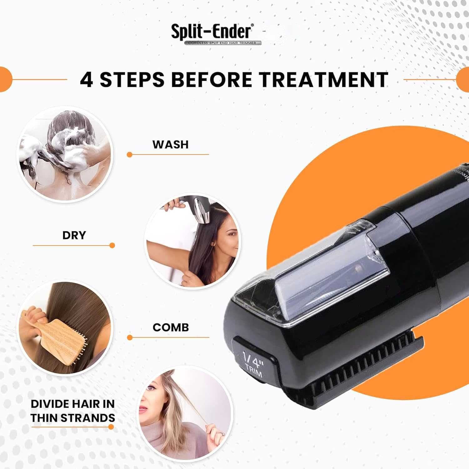 Нова машинка срещу цъфтящи краища на косата SPLIT END HAIR TRIMMER PRO