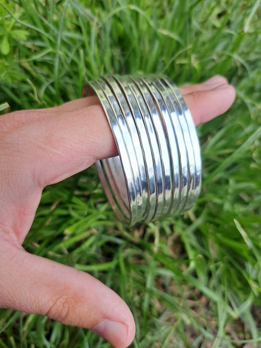 Set 10 bratari argint Bangles 94 grame
