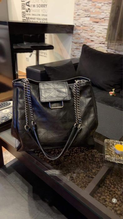 Черна чанта Зара