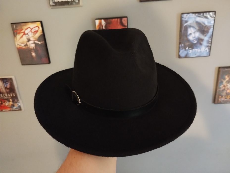Palarie fedora neagra (noua)