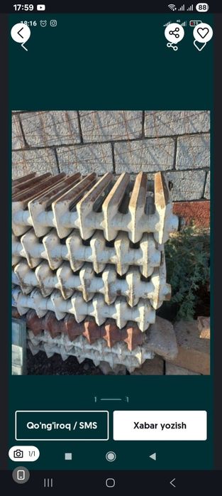 Чугунные батарие радиятор