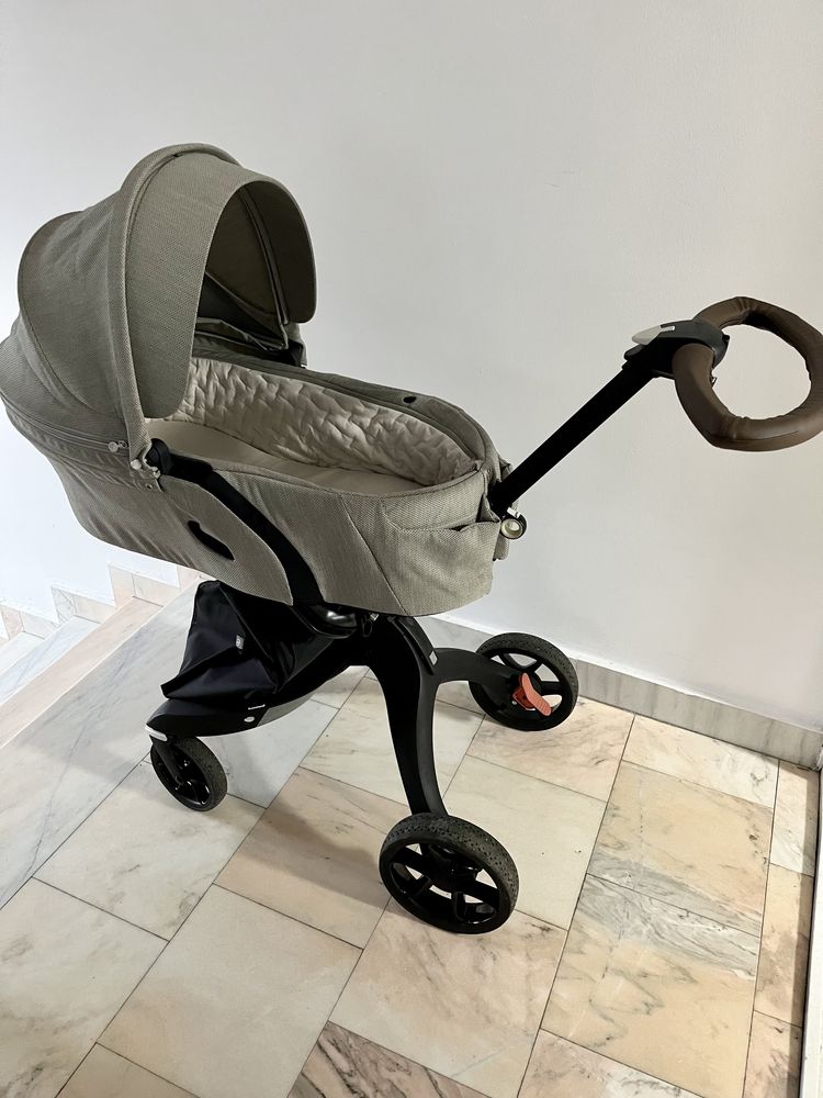 Stokke Xplory V6 2 în 1 Brushed Grey