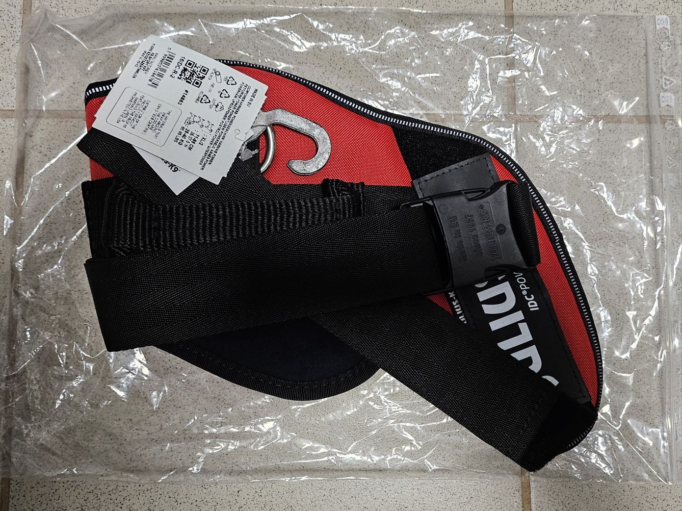 Ham IDC Power pentru caini Julius K9, Talie medie, 28-40 kg, Rosu Nou