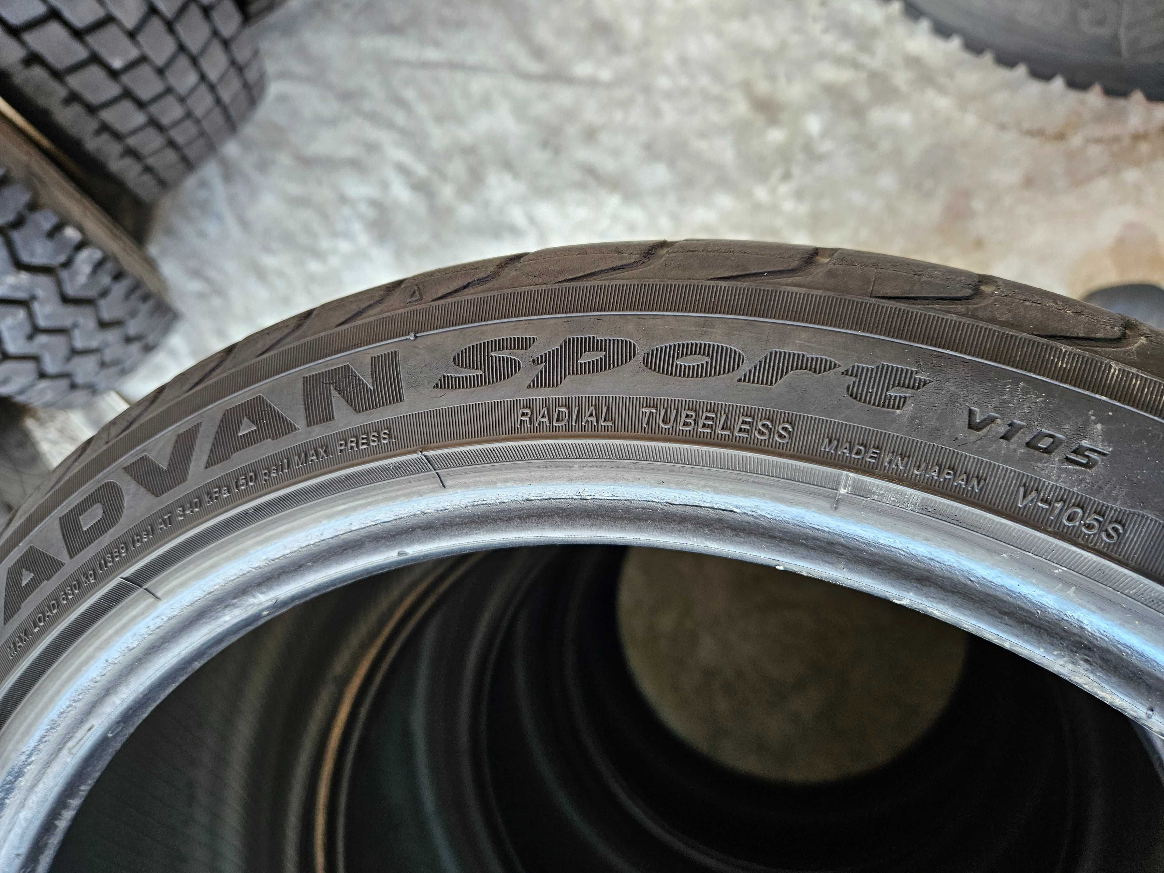 2 летни гуми 225/40/18 Yokohama Advan Sport V105 92Y DOT2018 JAPAN