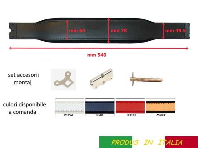 Vand curea basi acordeon model profesional  8 cm  (Italia)