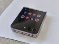 Samsung Galaxy Flip 5 512gb lavender in garantie si husa mov originala