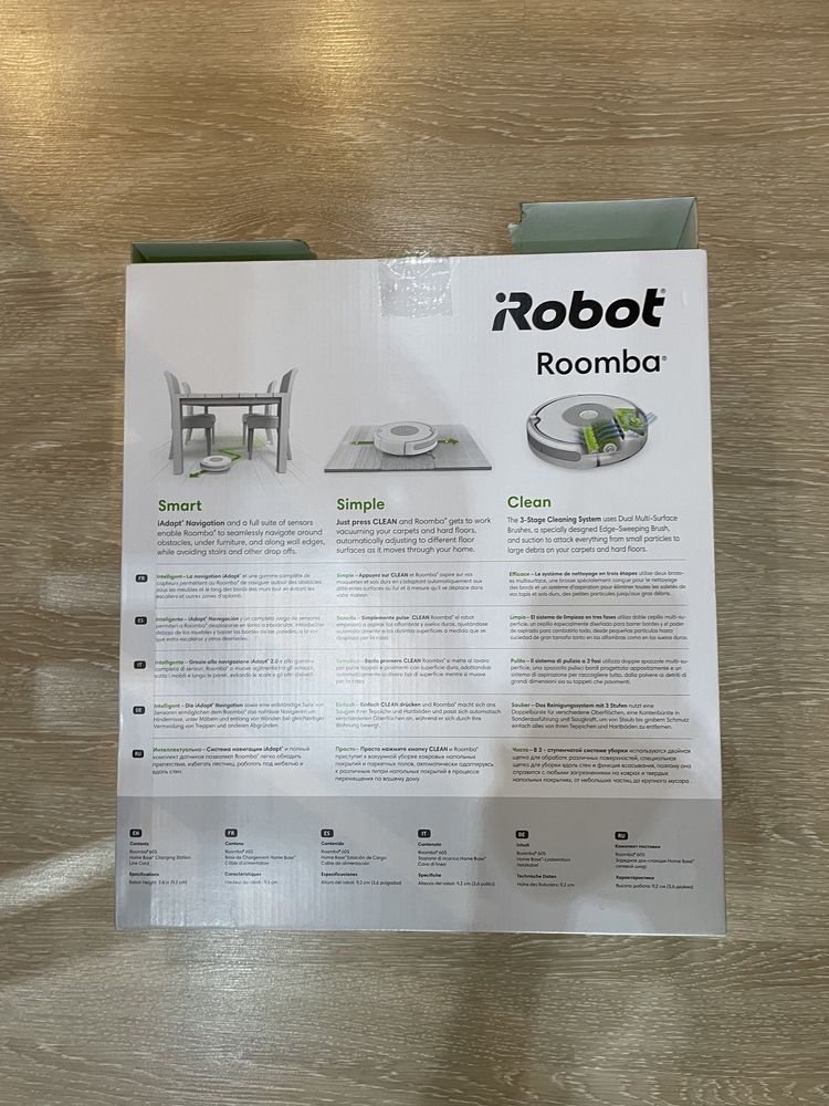 Робот - прахосмукачка, Robot Roomba 605