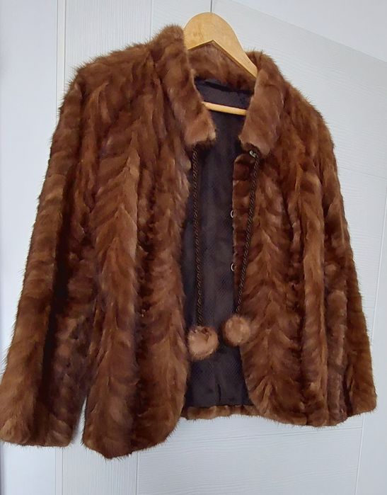 Haina de blana naturala (vizon)