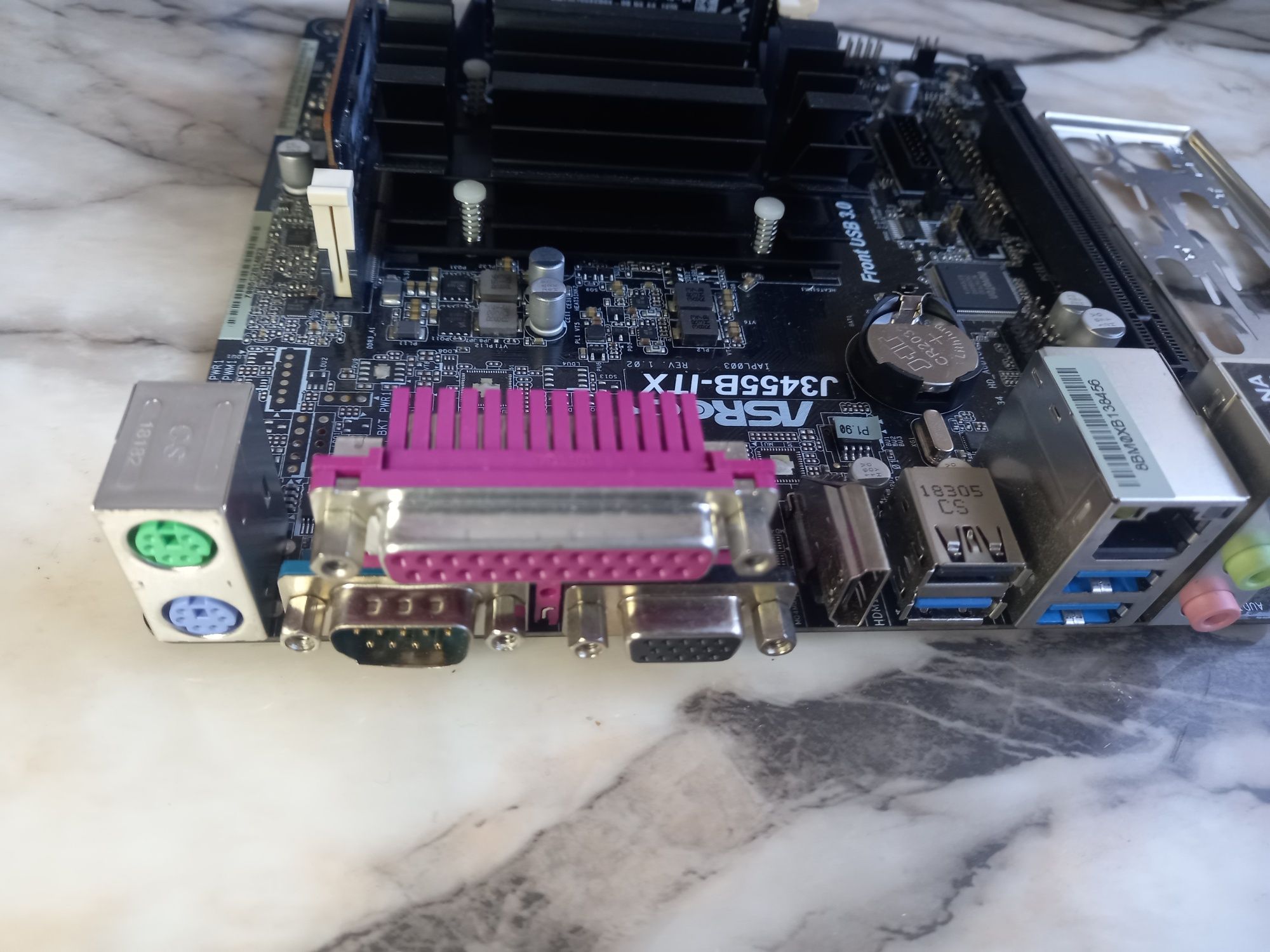 Дъно ASRock J3455-ITX+ Intel® Celeron  Quad core J3455  +8 gb