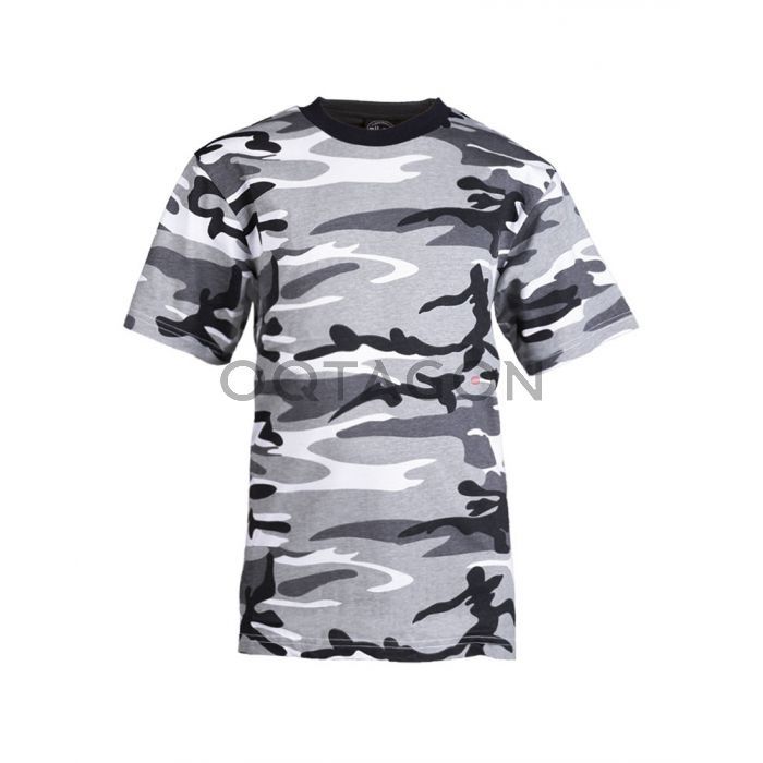 Tricouri militare cu camuflaj pentru copii Mil-Tec Urban/Woodland
