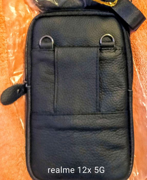 Чантичка 2 модела  , черна от естествена кожа