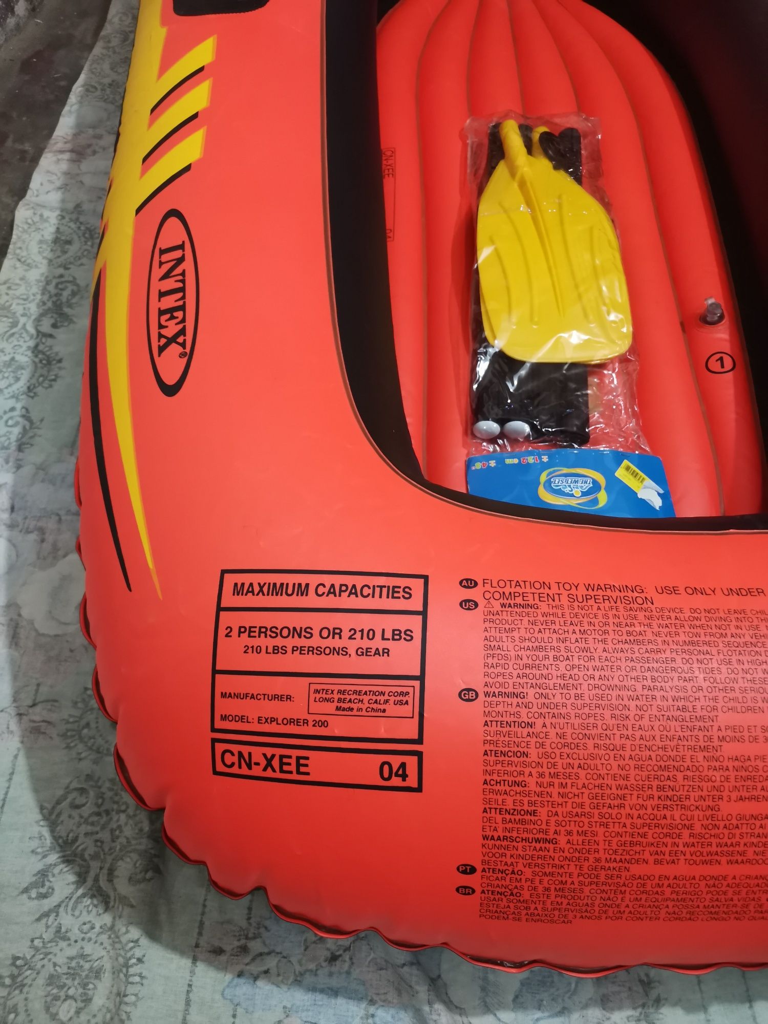 Pachet Barci Explorer + Saltea Intex