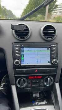 Navigatie GPS Android 13 Audi A3  - QLed, CarPlay, DSP, USB, Wi-Fi