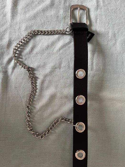 Curea dama Waikiki neagra cu lant