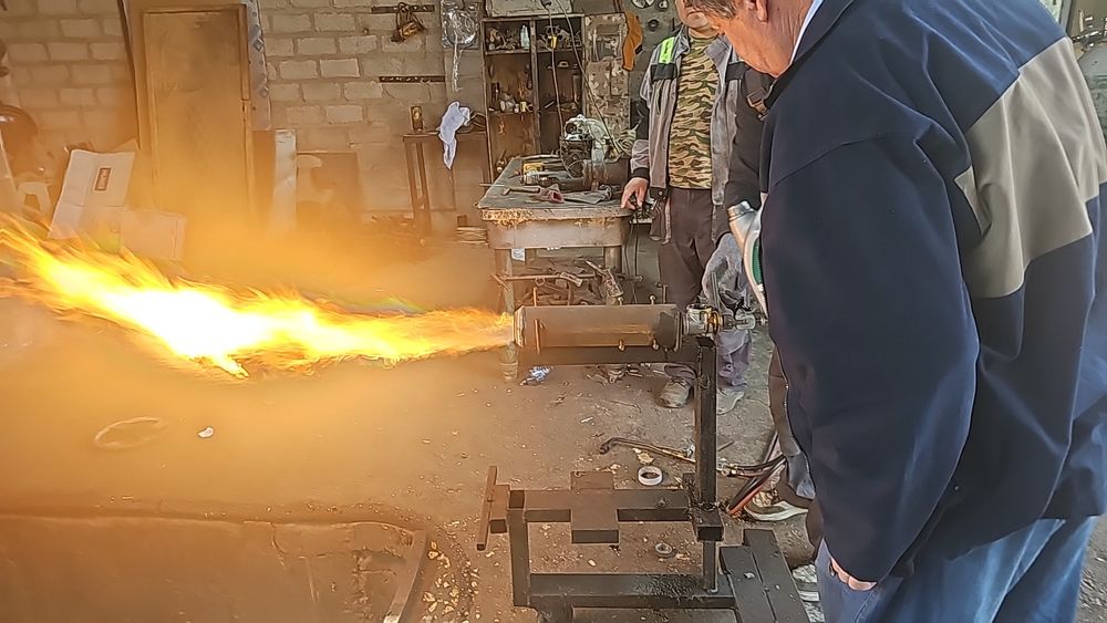 Горелка отработка ва мазутда ишлайди  97% енади