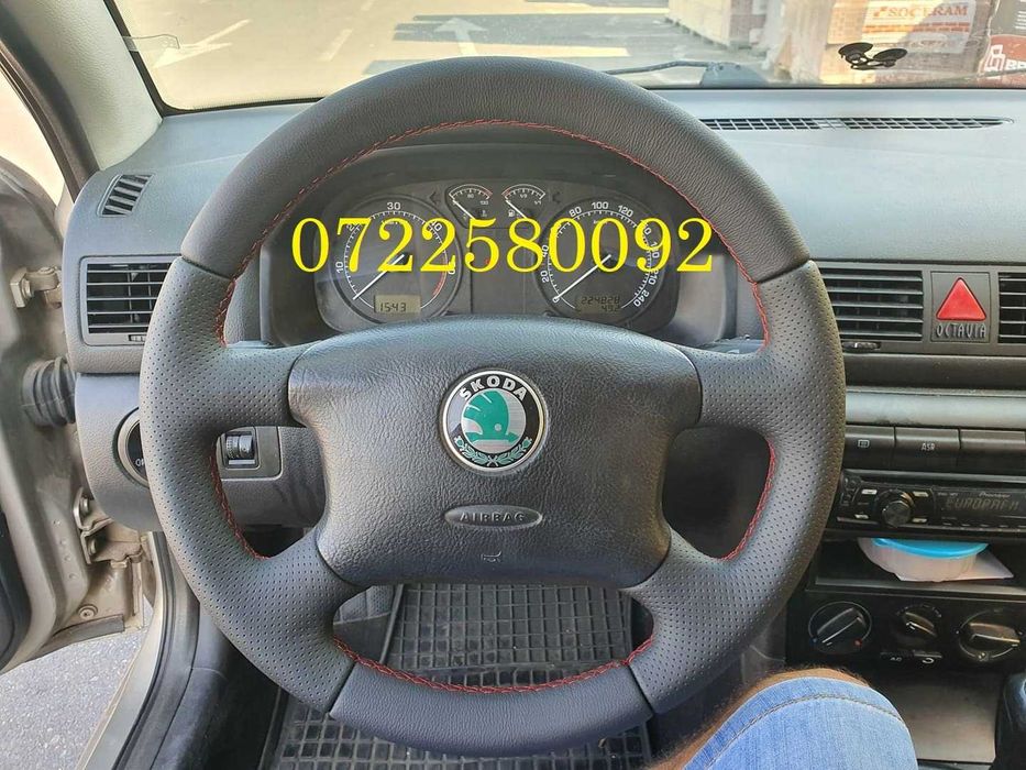 Volane Noi Piele Perforata - Orice Model Skoda