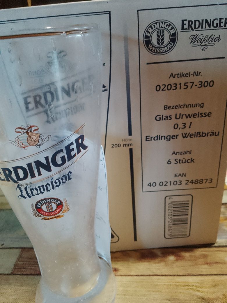 Халби, чаши за бира -Erdinger,Warsteiner
