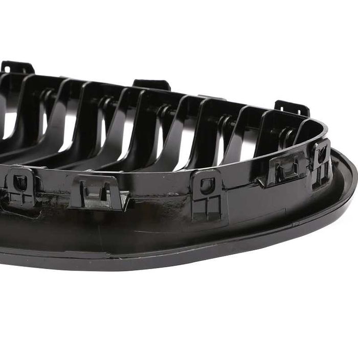 Grile Nari Duble M Design BMW Seria 1 F20 F21 PreLCI Negru Lucios