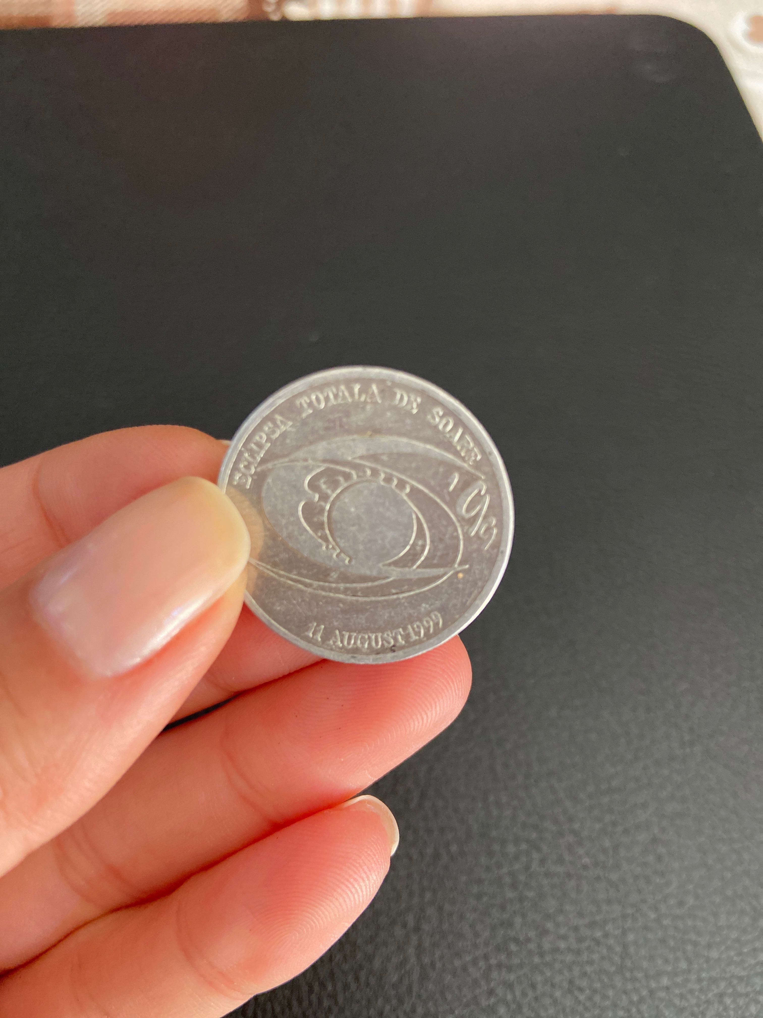 Moneda 500 lei eclipsă 1999