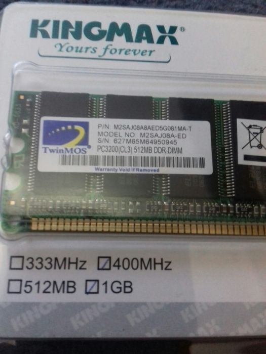 Memorie RAM 1Gb 400Mhz