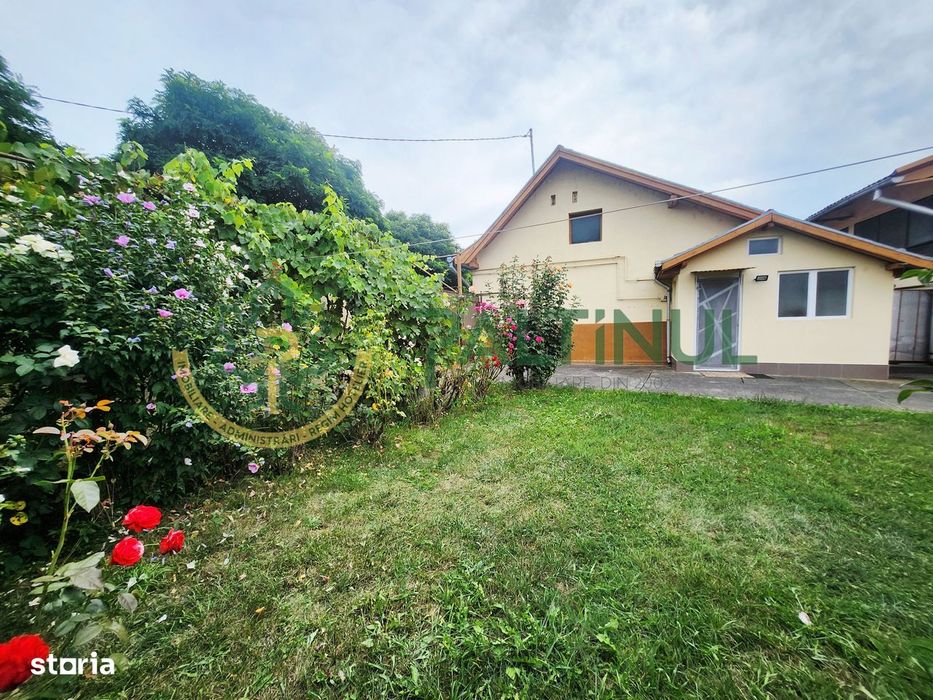 Casă cu teren 671 mp și hală 270 mp – Lazaret, acces din 2 străzi