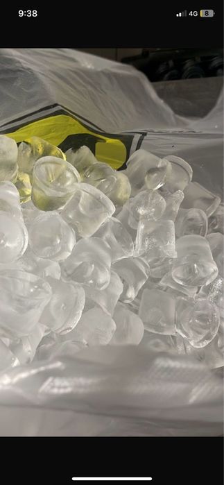 Пищевой лед, кубики льда