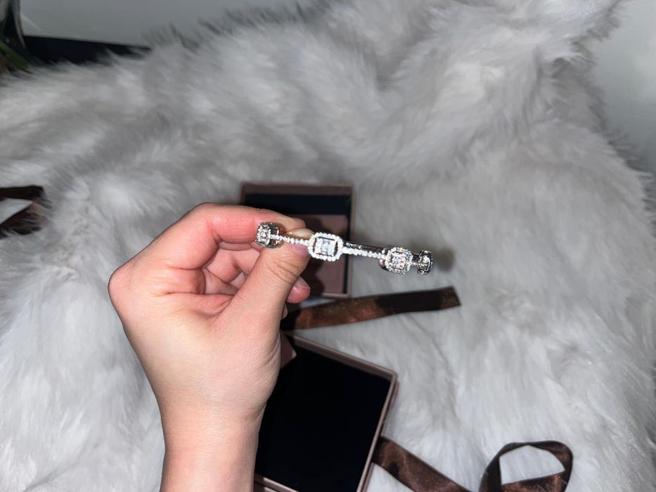 Bratara cu pietre swarovski placata cu argint 925