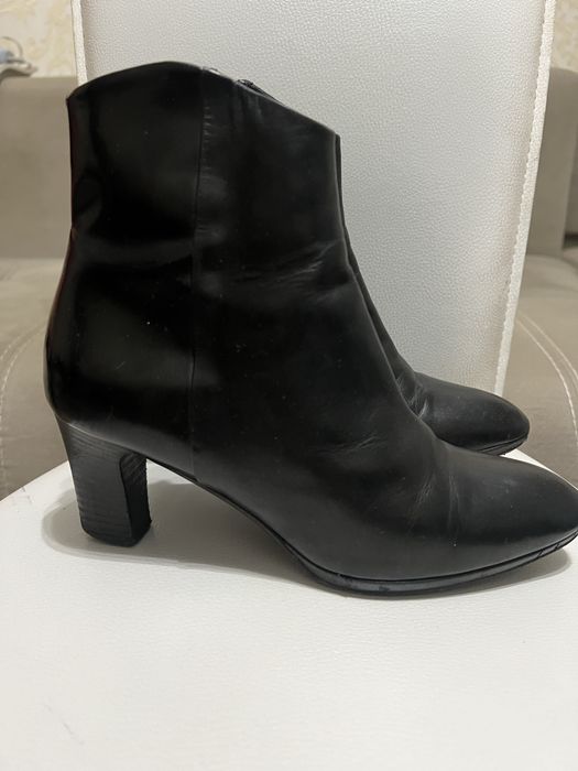 Полусапожки кожаные Италия