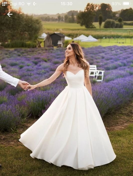 Rochie de mireasa minimalista xs-s