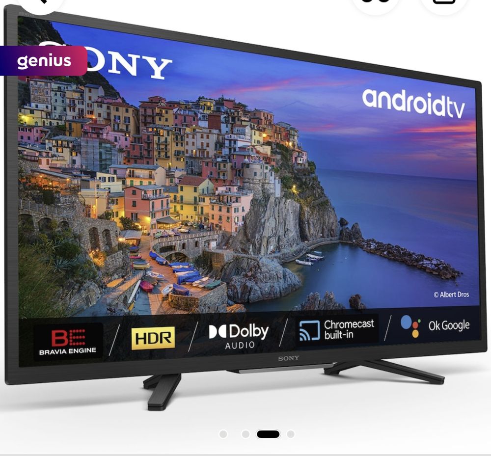 Телевизор Sony 32W800, 32" (80.1 см), Smart Android, HD, LED, Клас F