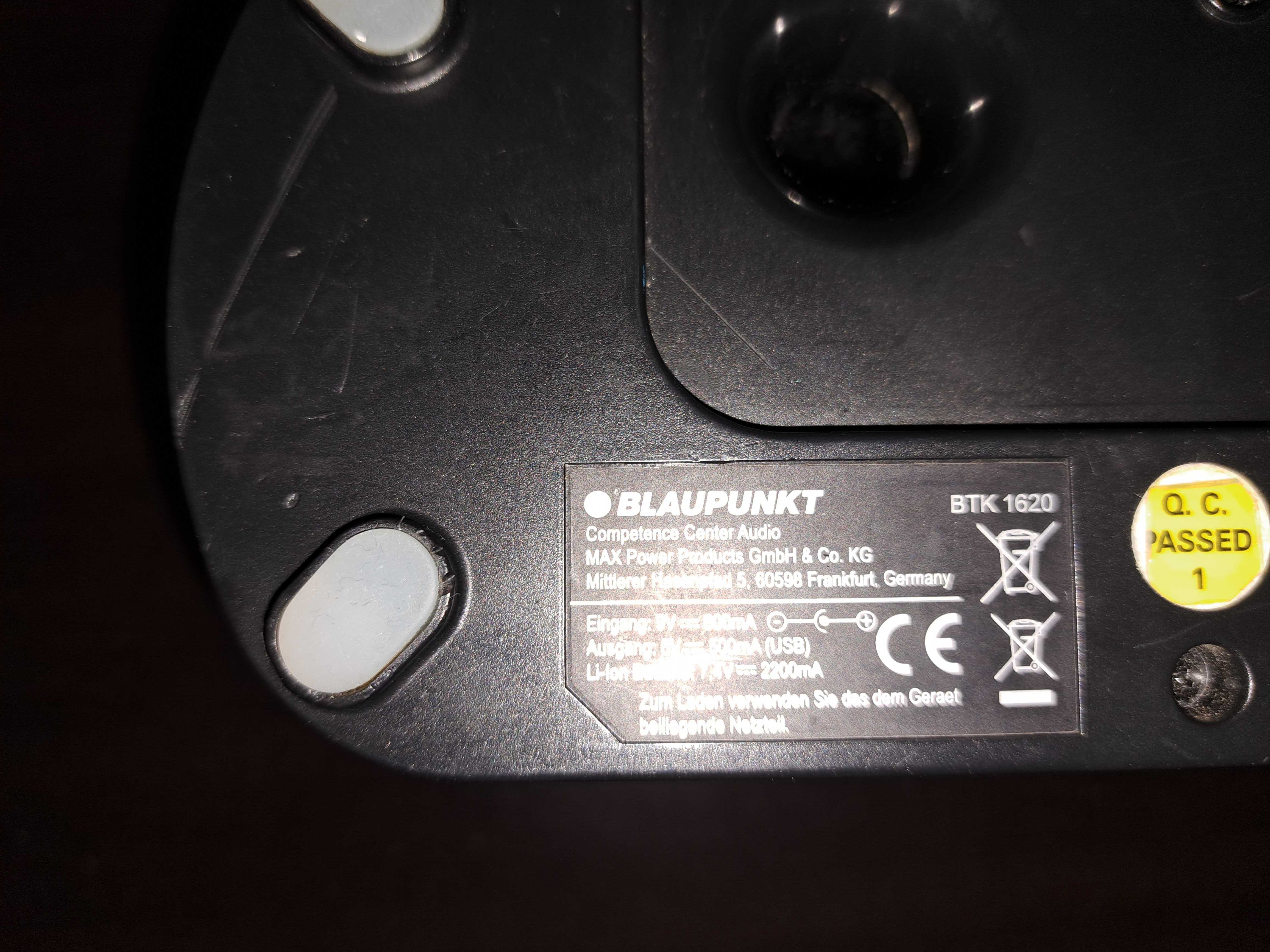 boxă Blaupunkt BTK/1620