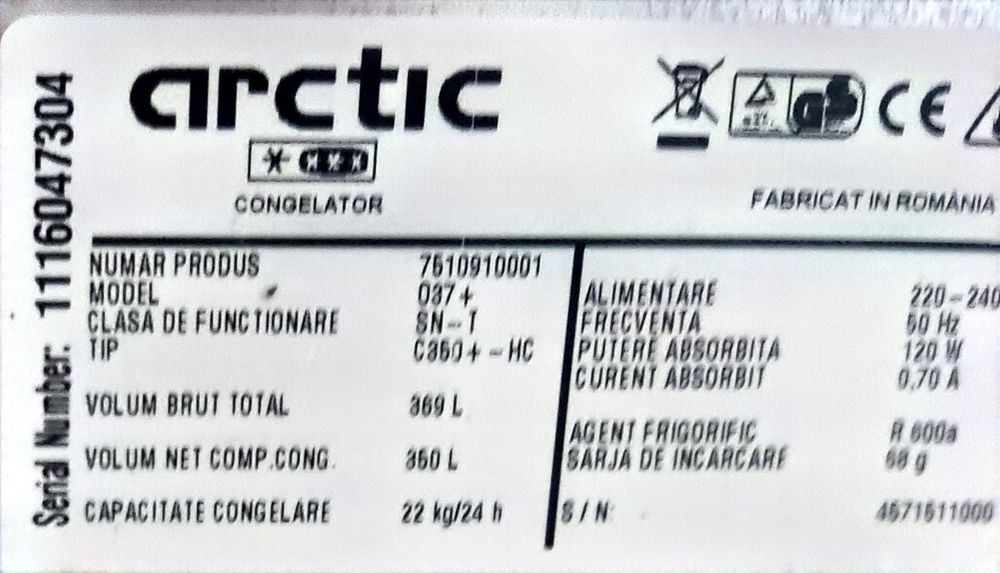 Lada frigorifica Arctic