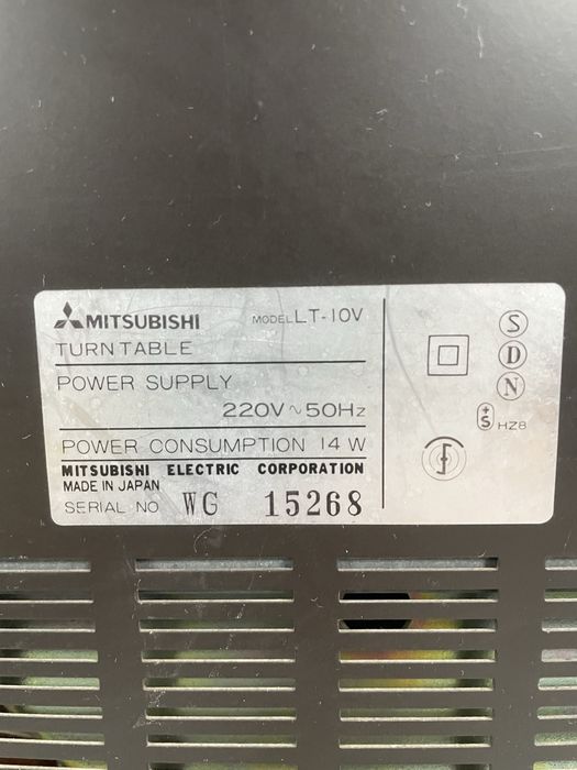 Pickup tangential vertical mitsubishi lt-10v made in japan