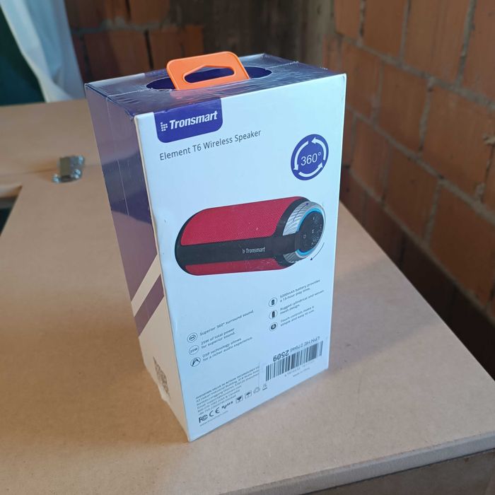 Boxa portabila Tronsmart Element T6 25W, Bluetooth, Microfon, 15 h-NOU