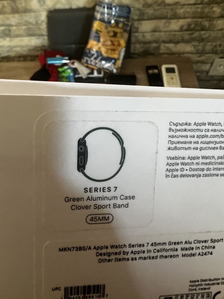 Apple watch 7 series green 94% батерия не различим от нов