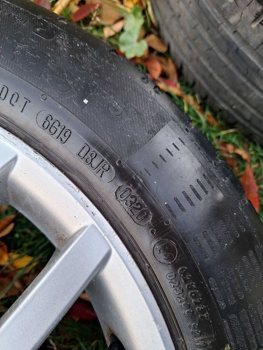 Jante aliaj R16 cu tot cu cauciucuri vară vw golf 4, bora, skoda, audi