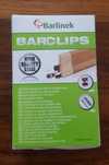 Vand clipsuri metalice maro,pt.rinderea plintelor furniruite de 58 mm.