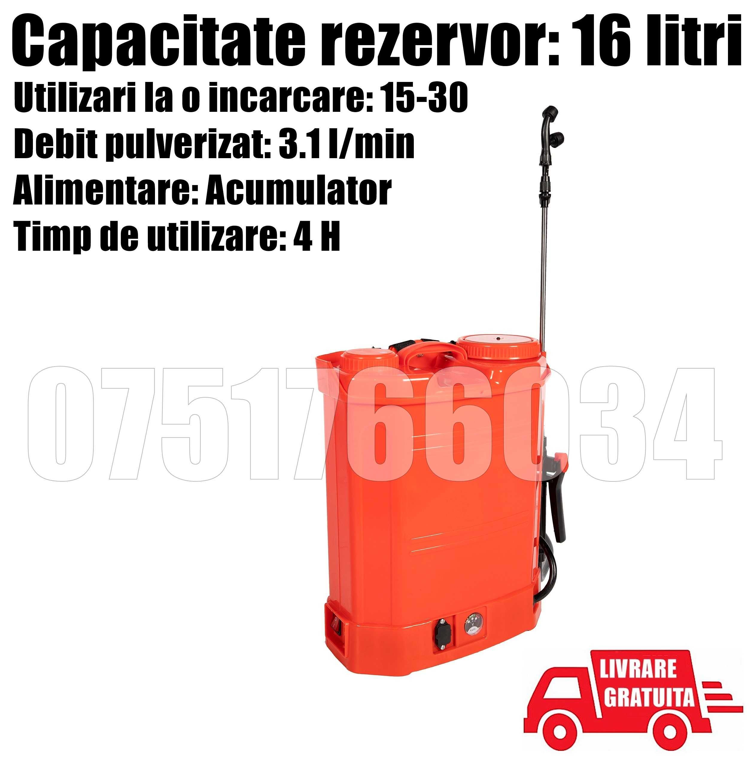 Pompa Stropit Vermorel Pulverizator Electric 16 L Livrare Gratuita